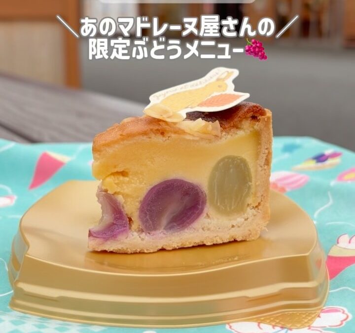 ⁡ ⁡ 南三陸スイーツピクニック2026 ぶどうフェア🍇✨ ⁡ 🗓️ 2026年9月12日（土）〜 📍 南三陸町内 9店舗にて ⁡ @msr_sweets ⁡ 南三陸の旬のぶどうを使った 期間限定スイーツが登場！🍰🍨🧁 ⁡ ⁡ ――――――――――――――― ⁡ しおかぜ葡萄のプリンタルト ⁡ 📍オーイング菓子工房Ryo 🕐11:00〜18:00（日曜17:30まで） 🗓️月 ⁡ @ryota.nagashima.92 ⁡ ――――――――――――――― ⁡ 「生産者と町のスイーツ店をつなぎ、 スイーツの力で南三陸を元気にしたい」 ⁡ そんな思いから始まったスイーツフェア 【南三陸スイーツピクニック】 ⁡ 南三陸といえば海のイメージが強いですが、 町内では果物やさつまいもも大切に育てられています。 ⁡ 農家さんが育てた旬の素材を使い、 地元のスイーツ店が心を込めて作る季節限定の オリジナルスイーツを楽しめるのがこの企画。 ⁡ スイーツを味わうことで、 地域や生産者さんの応援にもつながります🤝 ⁡ ⁡ ――― 開催スケジュール ――― 🍑ももフェア：8/8（土）〜 🍇ぶどうフェア：9/12（土）〜 🍠さつまいもフェア：10/17（土）〜 🍎りんごフェア：11/14（土）〜 ――――――――――――――― ⁡ ⁡ #スイピク #南三陸スイーツピクニック #南三陸町 #ぶどうフェア #宮城カフェ